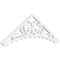 Ekena Millwork Pitch Genova Architectural Grade PVC Gable Pediment, 36"W x 12"H x 1"P (8/12) GPP036X012X100GEN - alternate 1